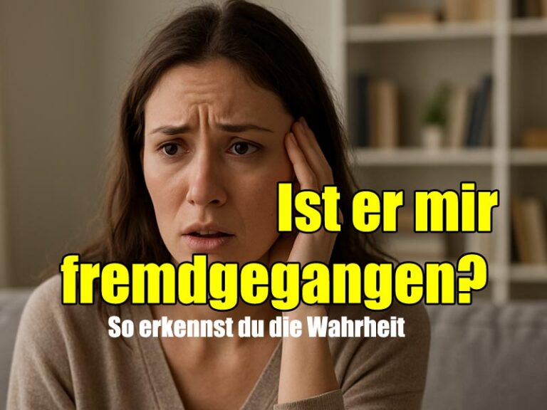 Ist er mir fremdgegangen? So erkennst du die Wahrheit